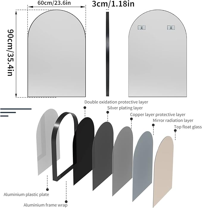Arched Wall Mirror