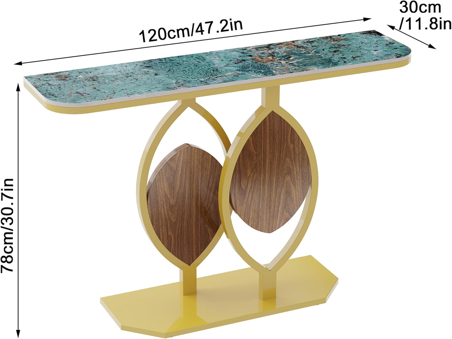 Luxury Slate Console Table