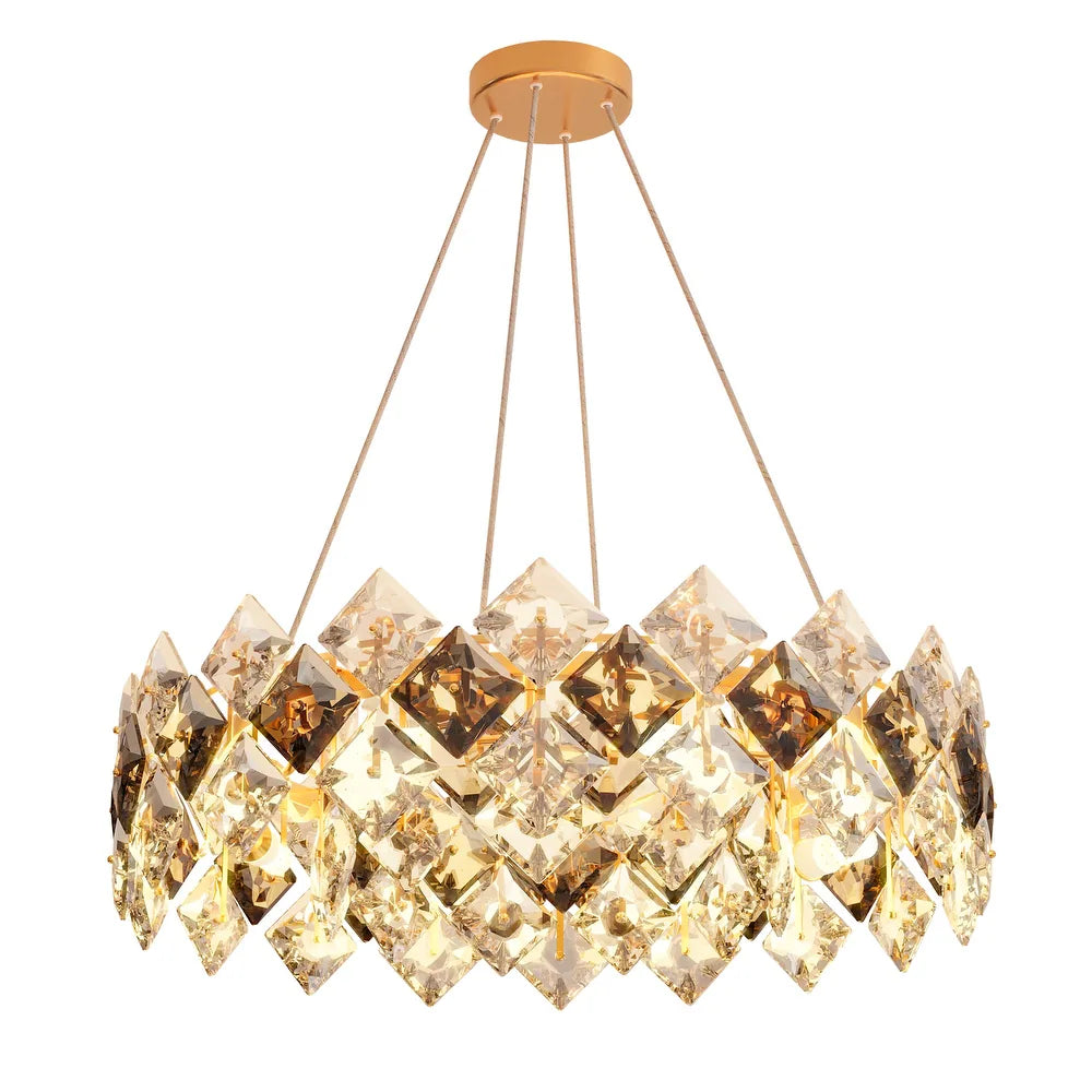 Modern LED Chandelier Sleek Contemporary Lighting Fixture with Energy-Efficient Brightness