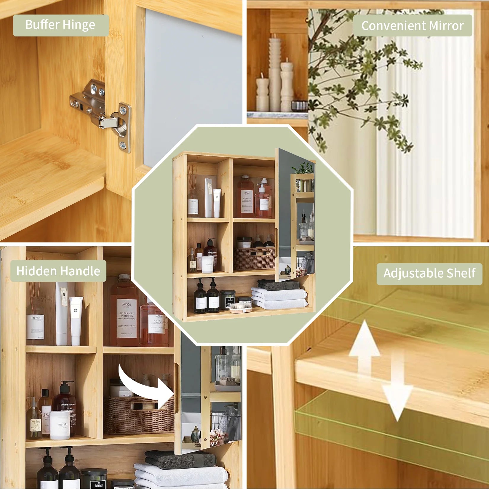 Bamboo Medicine Cabinet