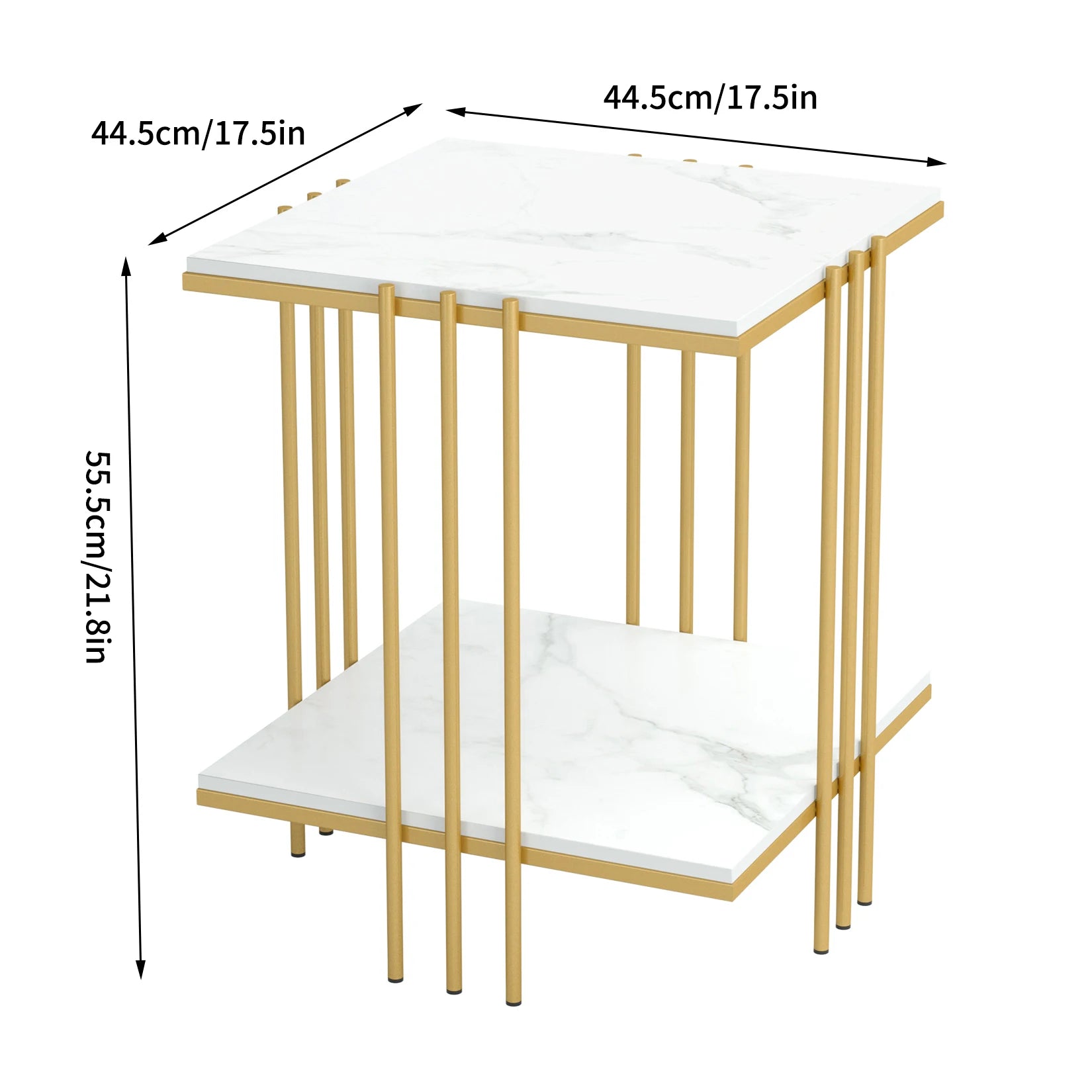 Marble Side Table Elegant Design with Durable Stone Top and Sturdy Frame for Living Rooms