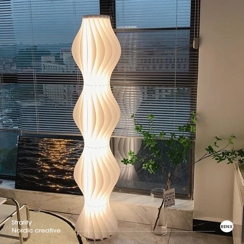 Grass LED Floor Lamp Modern Natural Design with Energy-Efficient Lighting and Soft Ambient Glow