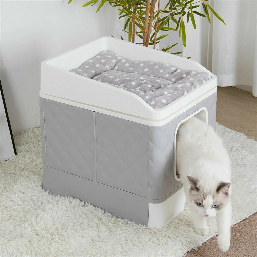 Large Cat Litter Enclosure Spacious and Private Solution for Multiple Cats