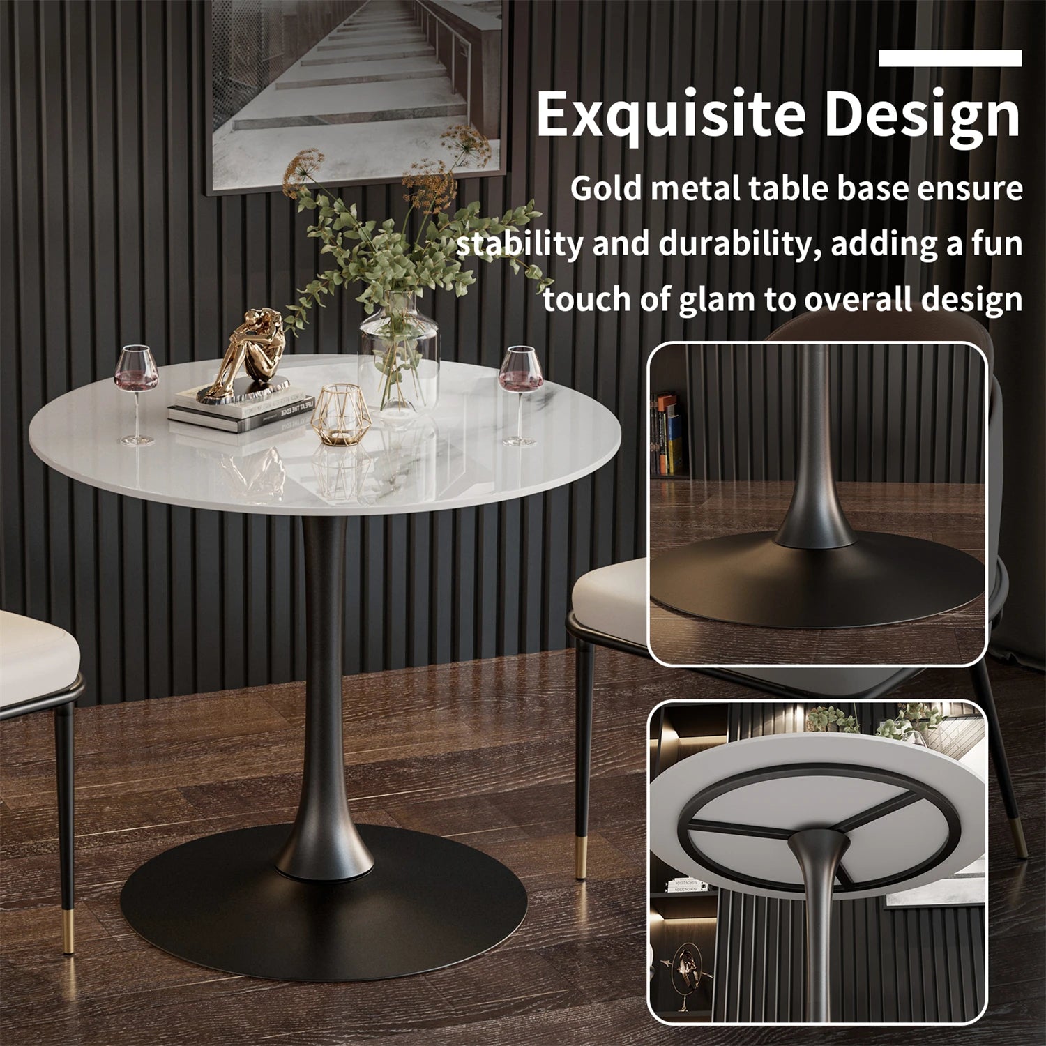 Modern Bar Height Dining Table