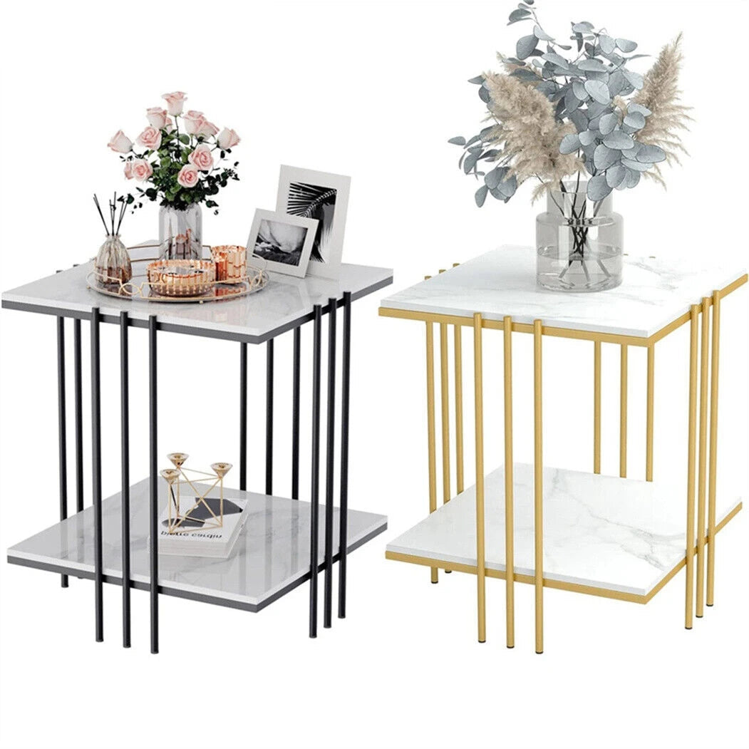 Marble Side Table Elegant Design with Durable Stone Top and Sturdy Frame for Living Rooms