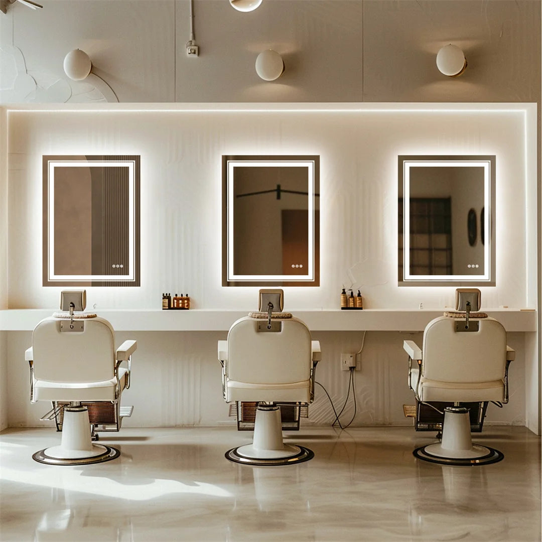 Crystal Clear LED Mirror Ultra-Bright Energy-Efficient Lighting with Anti-Fog and Sleek Design
