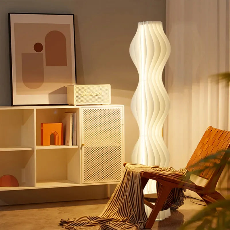 Grass LED Floor Lamp Modern Natural Design with Energy-Efficient Lighting and Soft Ambient Glow