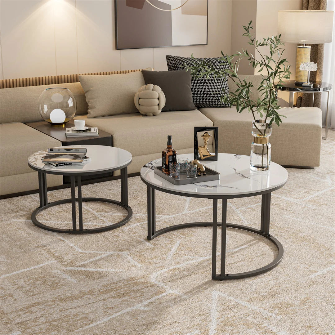 Nesting Round Coffee Tables