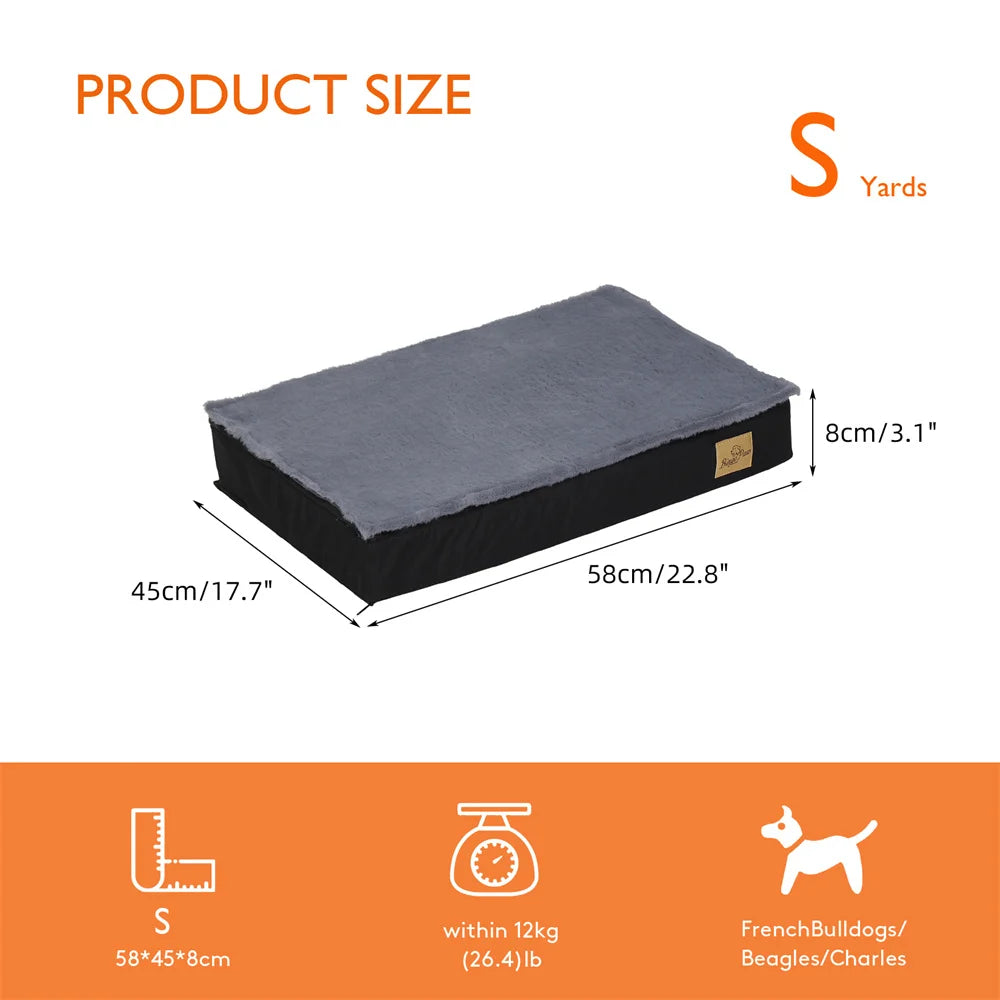 Dog Bed Mattress Supportive Comfortable Sleeping Pad for Dogs of All Sizes