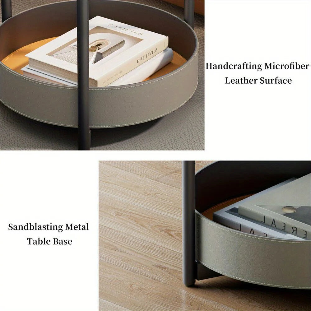 3-Tier Round Side Table