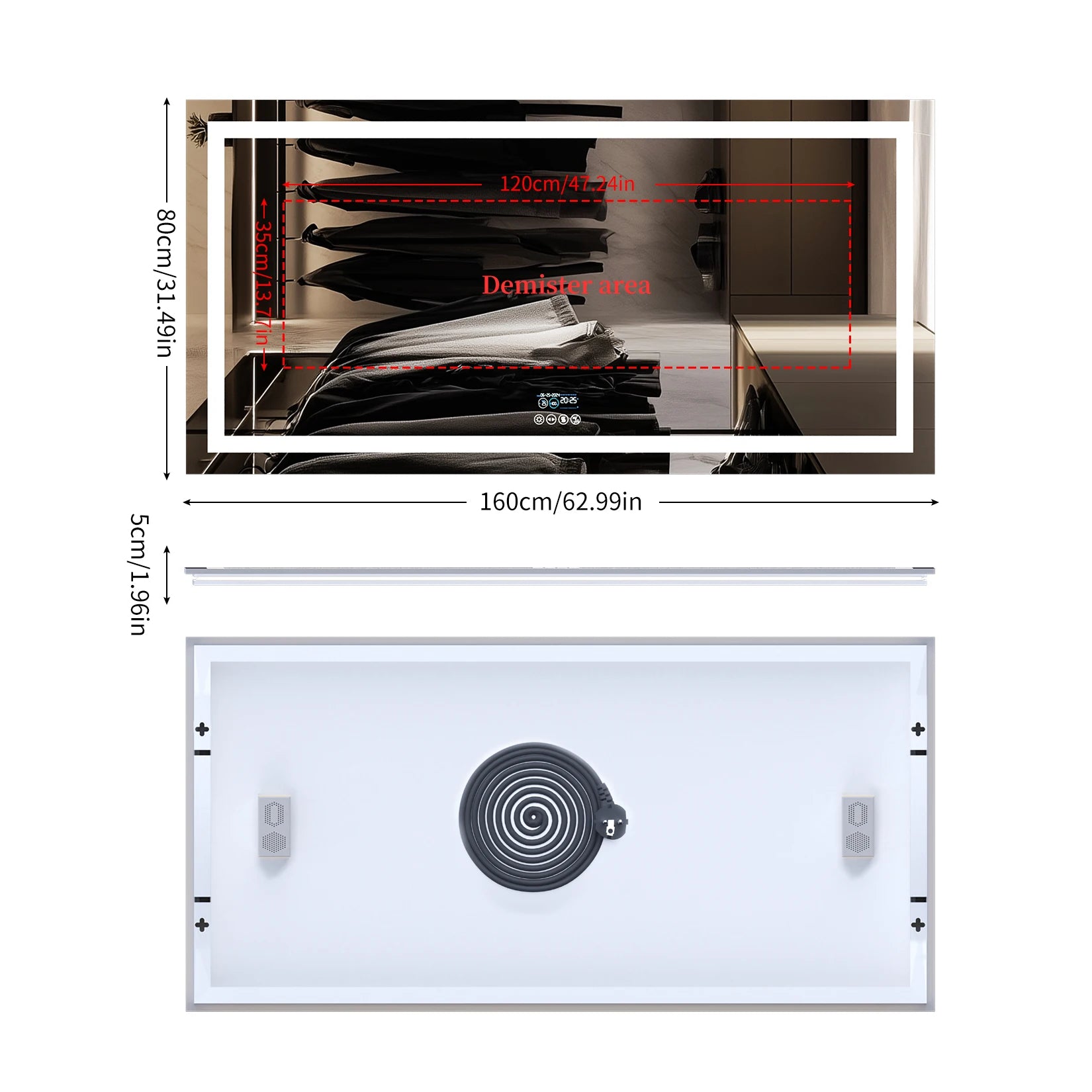 XM183 - LED Bathroom Mirror