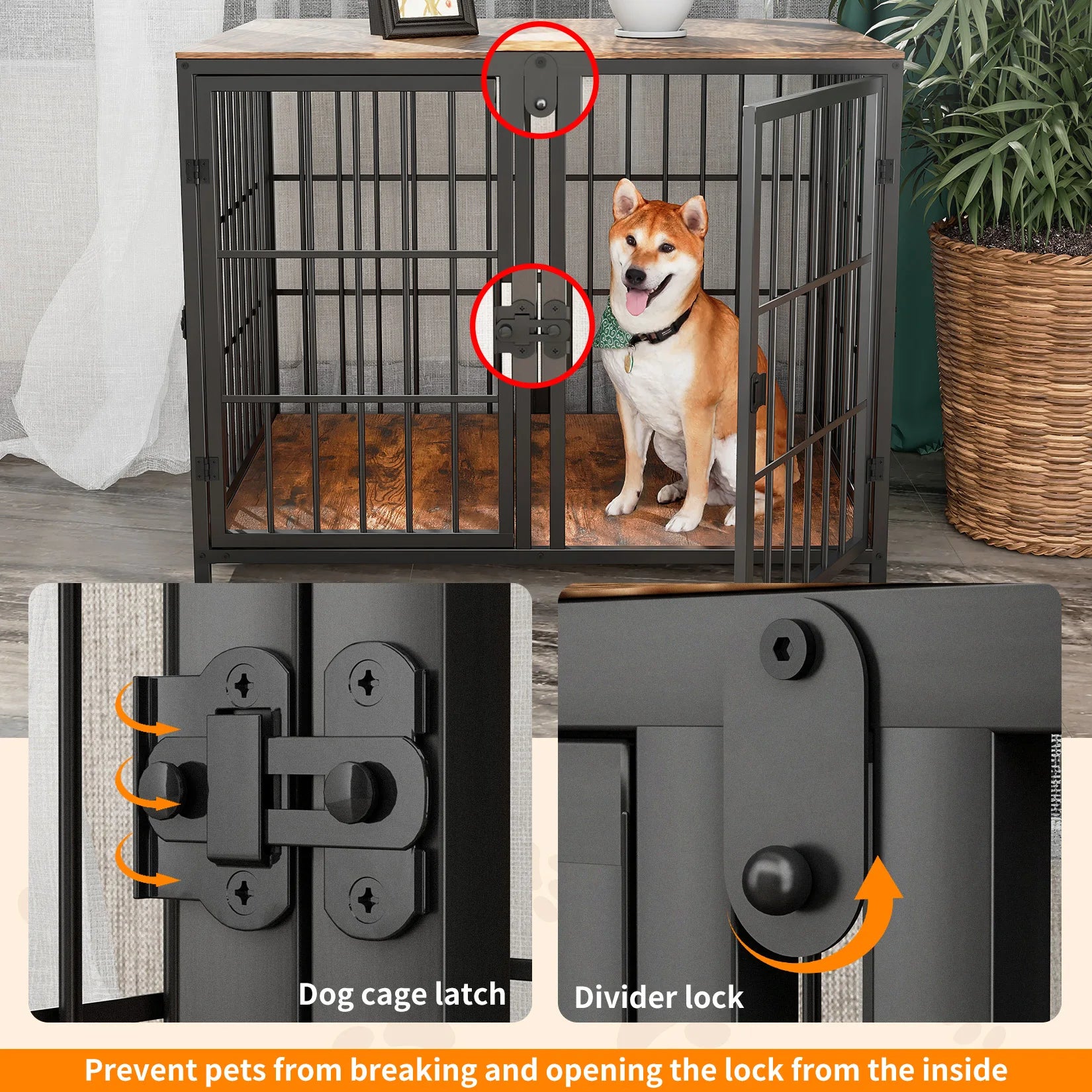 Heavy Duty Dog House Table with Durable Construction and Multi-Functional Design for Pets and Home