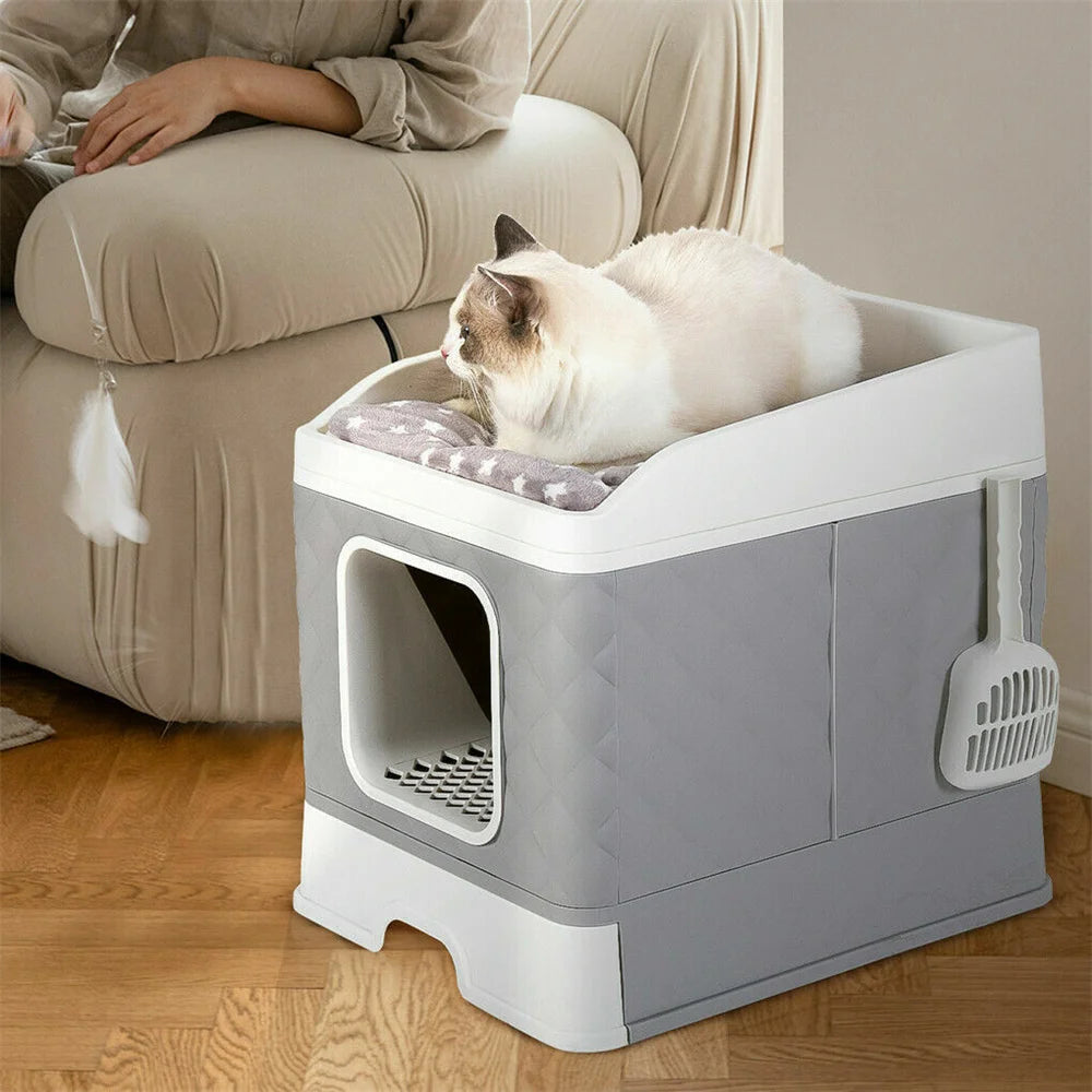 Large Cat Litter Enclosure Spacious and Private Solution for Multiple Cats