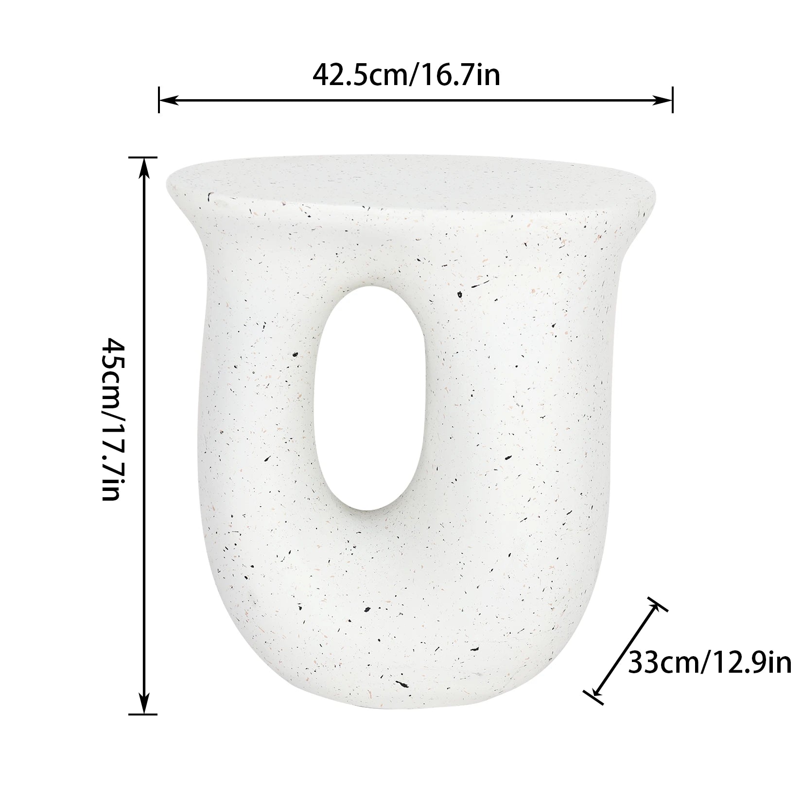 17.7" Pedestal Table Stand
