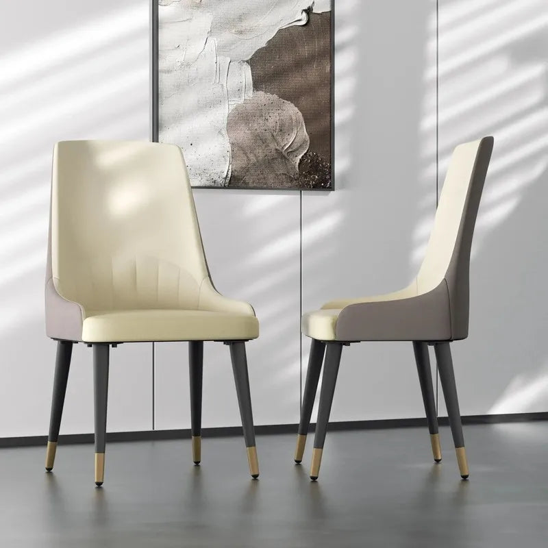 Marble Dining Chair Set Elegant Upholstered Chairs with Marble-Inspired Design for Modern Dining Rooms