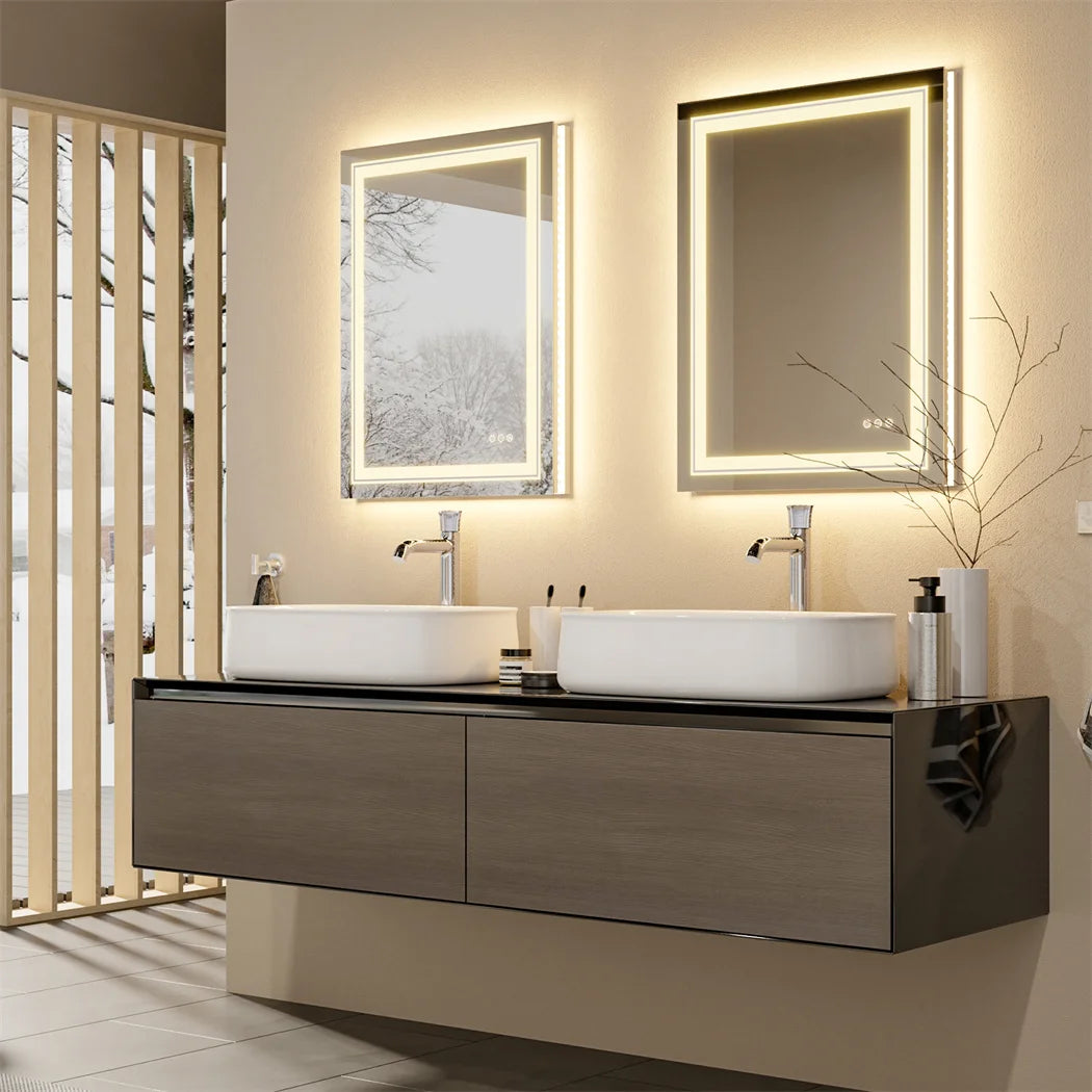 Crystal Clear LED Mirror Ultra-Bright Energy-Efficient Lighting with Anti-Fog and Sleek Design