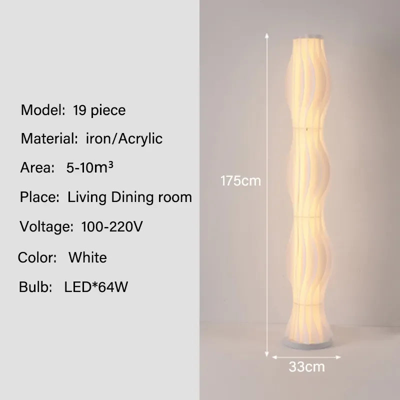 Grass LED Floor Lamp Modern Natural Design with Energy-Efficient Lighting and Soft Ambient Glow