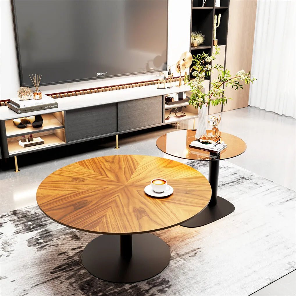 Tawny Glass Coffee Table
