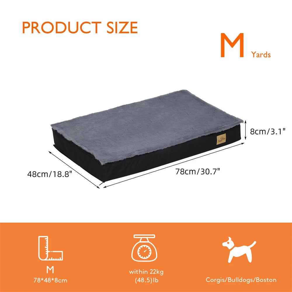 Dog Bed Mattress Supportive Comfortable Sleeping Pad for Dogs of All Sizes