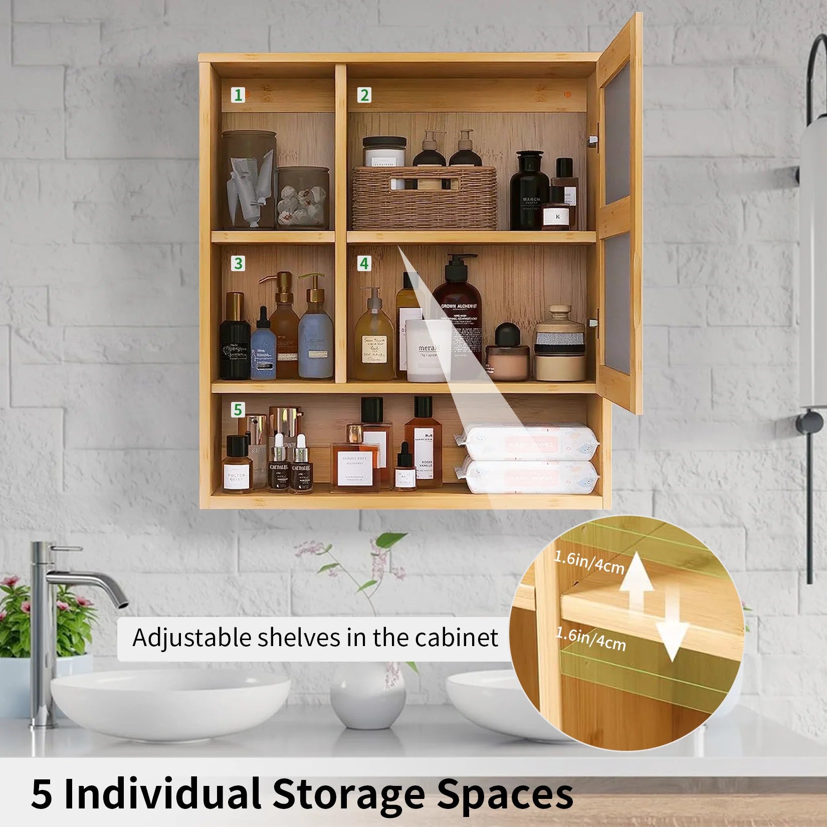 Bamboo Medicine Cabinet