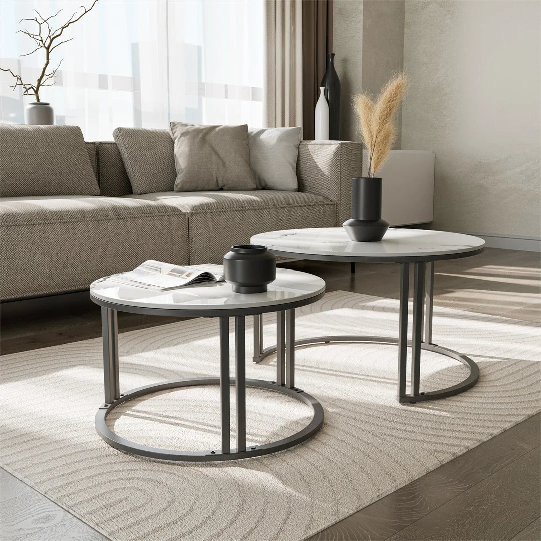 Nesting Round Coffee Tables