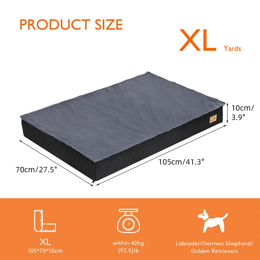 Dog Bed Mattress Supportive Comfortable Sleeping Pad for Dogs of All Sizes