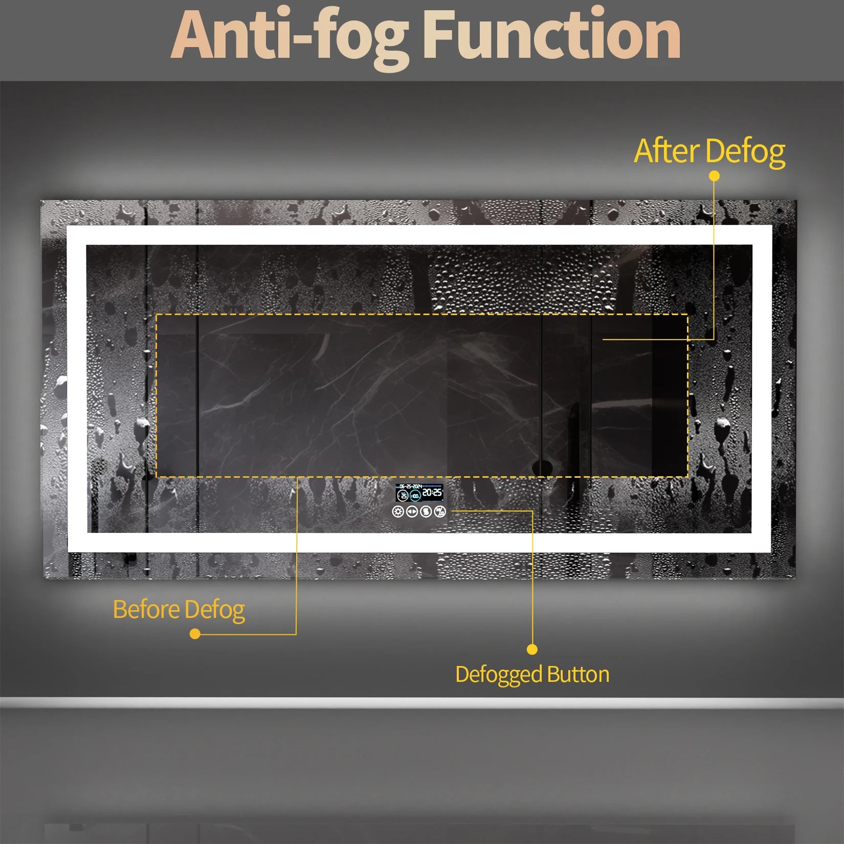 XM183 - LED Bathroom Mirror