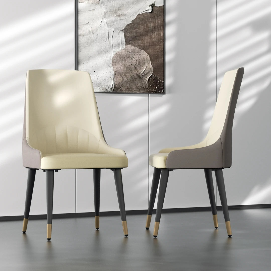 Marble Dining Chair Set Elegant Upholstered Chairs with Marble-Inspired Design for Modern Dining Rooms