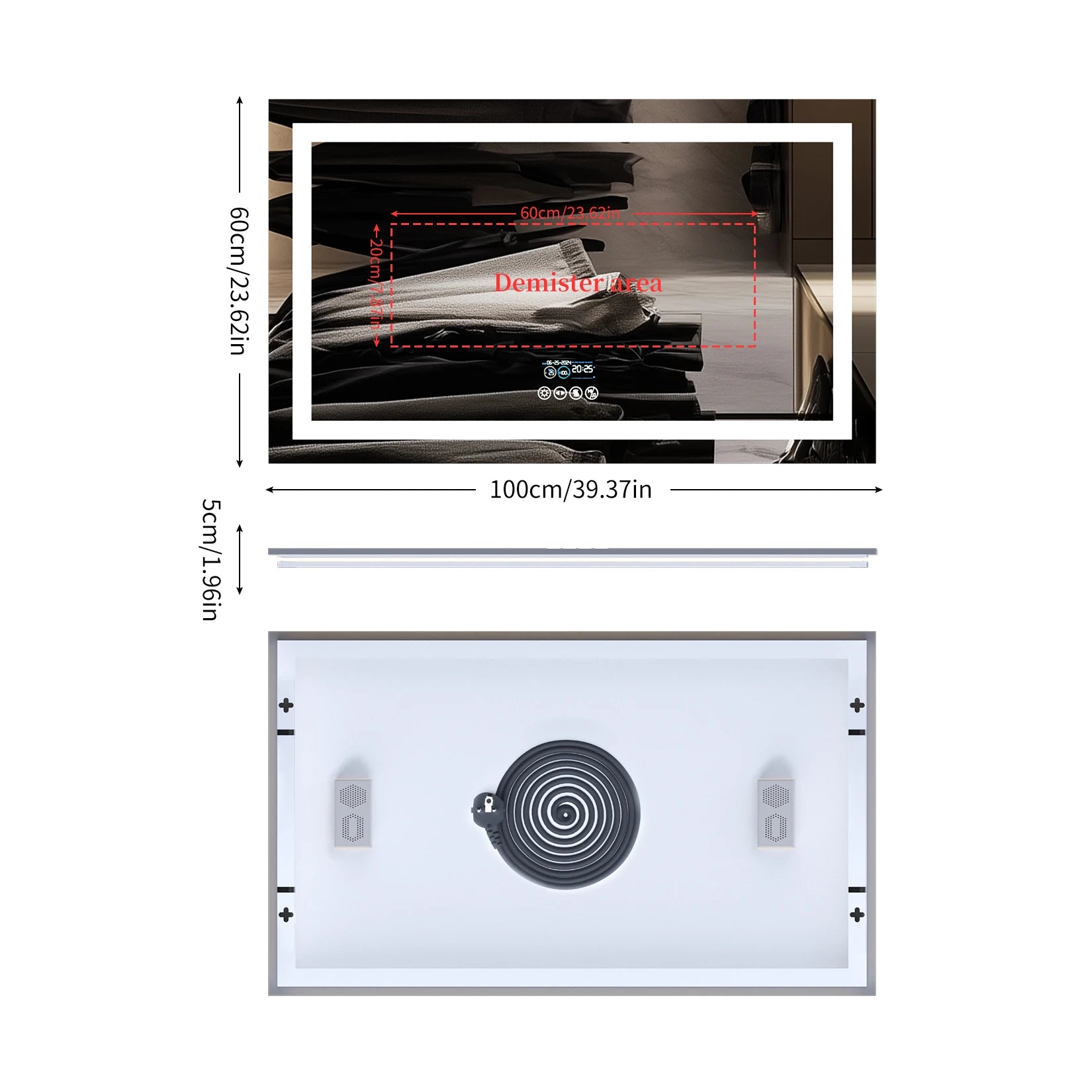 XM183 - LED Bathroom Mirror