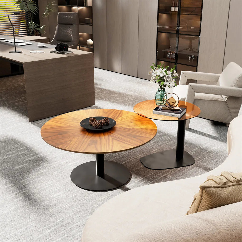 Tawny Glass Coffee Table