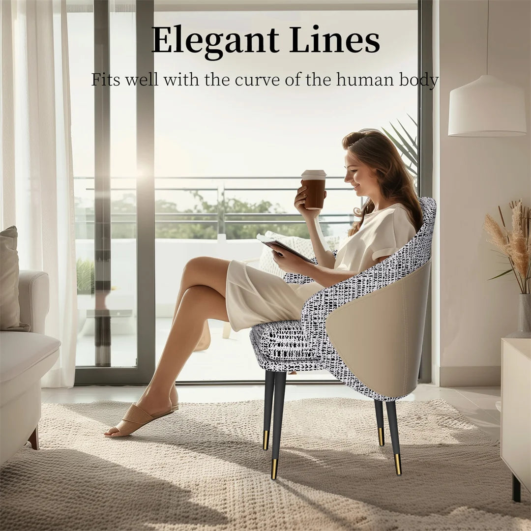 Modern Dining Chairs Sleek Upholstered Seating with Sturdy Frame for Stylish Comfort