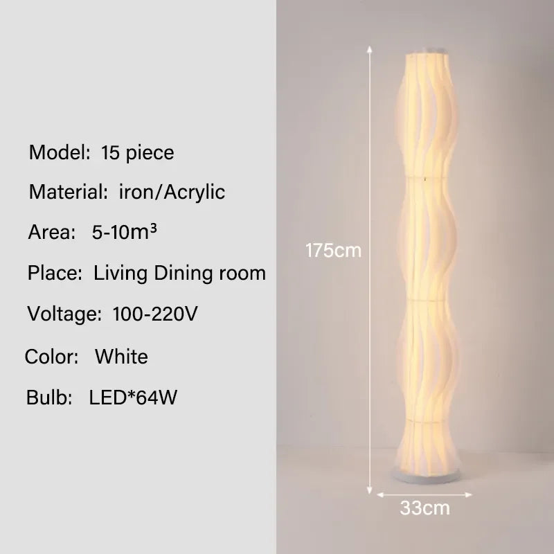 Grass LED Floor Lamp Modern Natural Design with Energy-Efficient Lighting and Soft Ambient Glow
