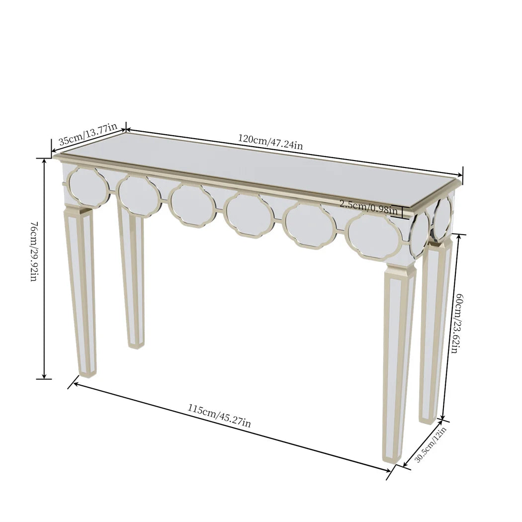 Mirror Console Table