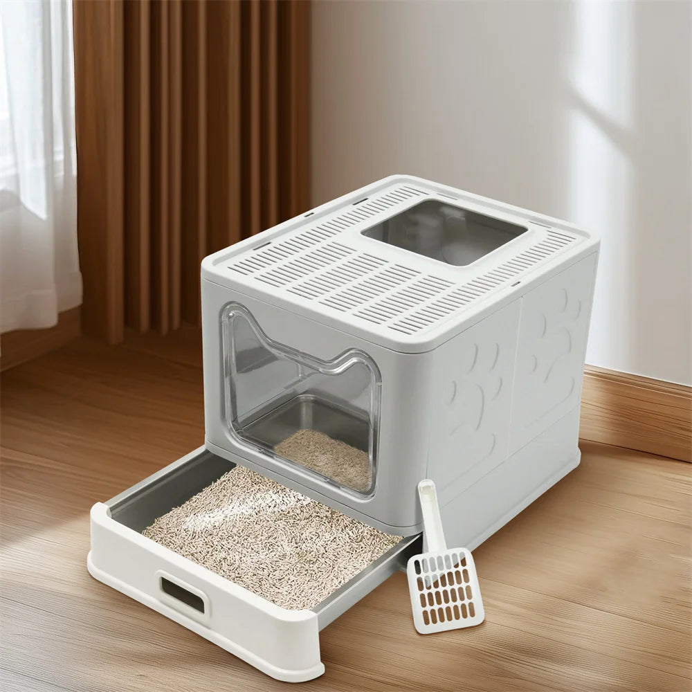 Stainless Steel Cat Litter Box Durable Hygienic and Easy to Clean