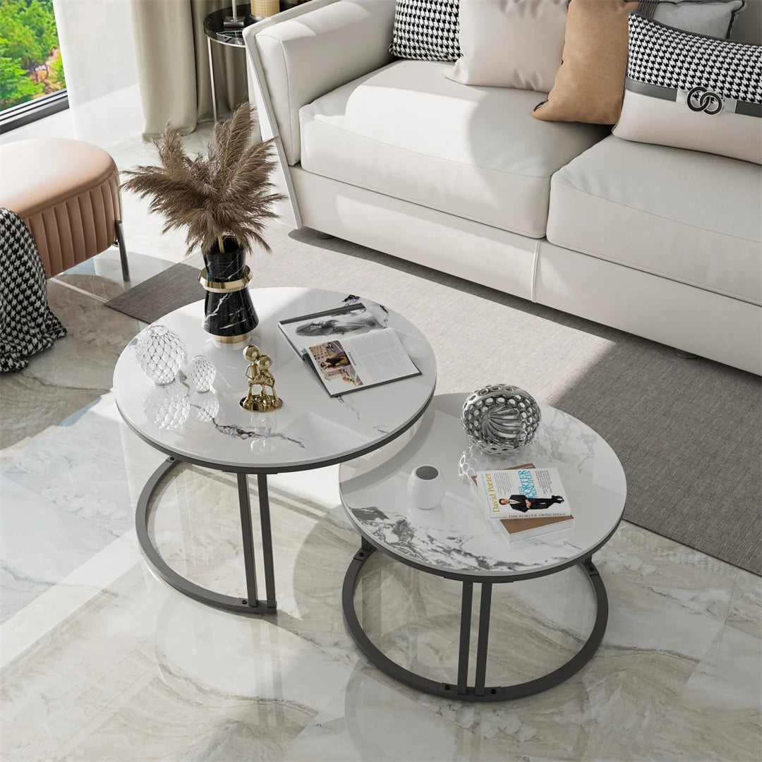 Nesting Round Coffee Tables