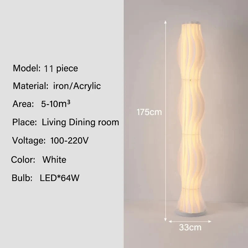 Grass LED Floor Lamp Modern Natural Design with Energy-Efficient Lighting and Soft Ambient Glow