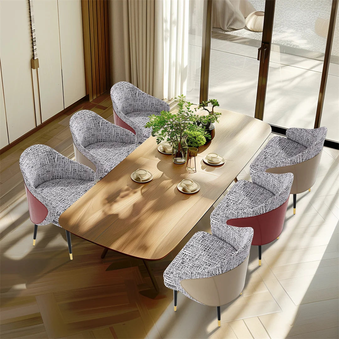 Modern Dining Chairs Sleek Upholstered Seating with Sturdy Frame for Stylish Comfort