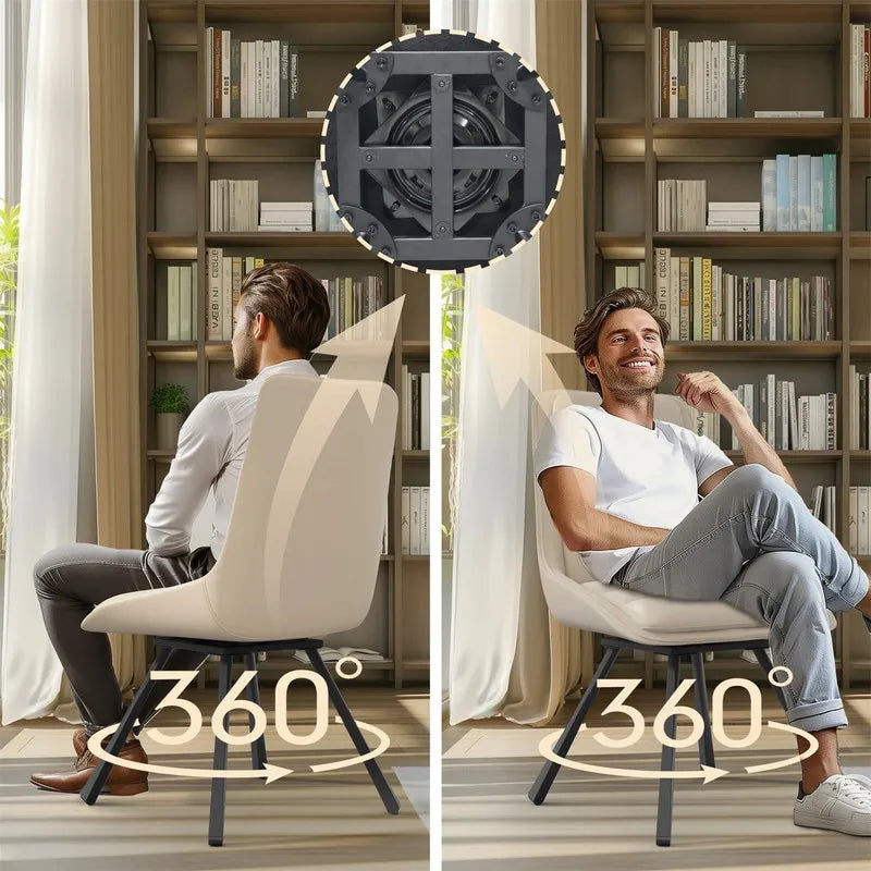 -K Rotatable Dining Chairs