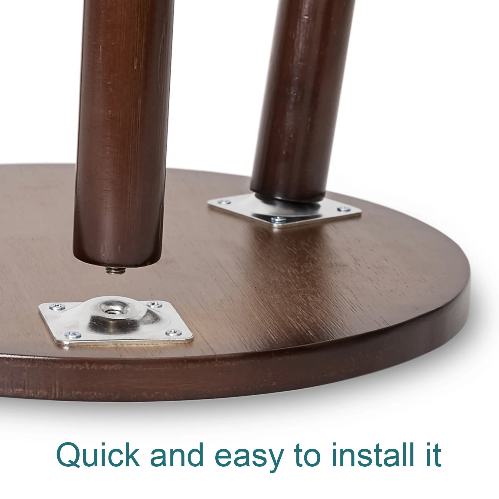 : Bamboo Round Plant Stand