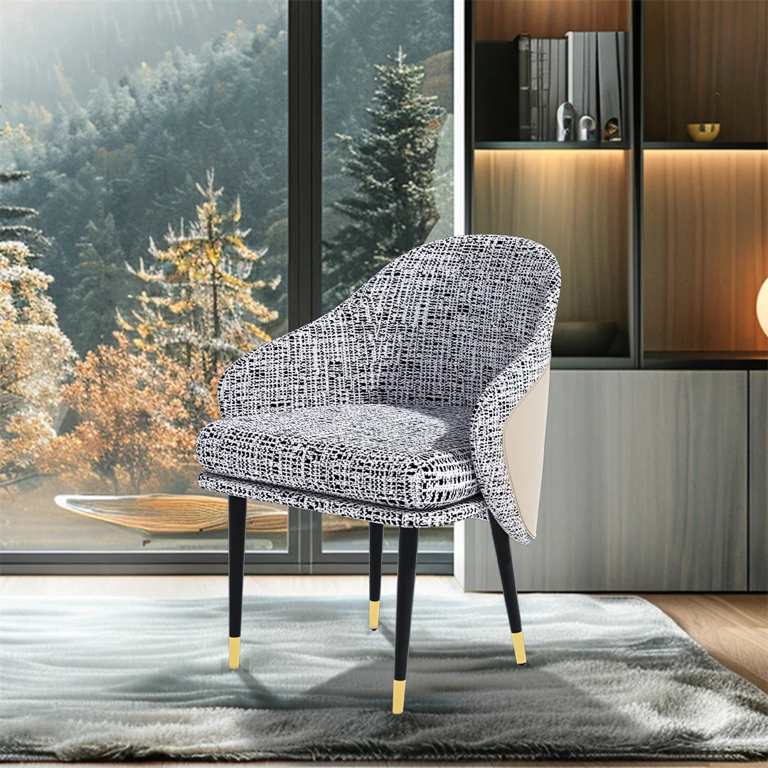 Modern Dining Chairs Sleek Upholstered Seating with Sturdy Frame for Stylish Comfort