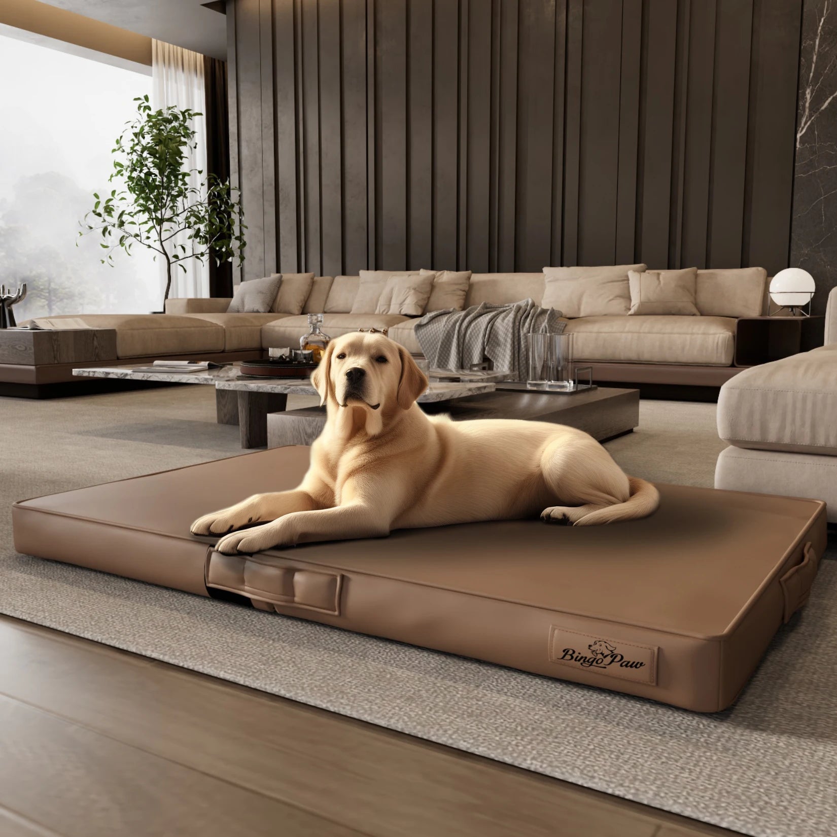 Bite-Proof Dog Sleeping Mat Durable Chew-Resistant Bed for Aggressive Chewers
