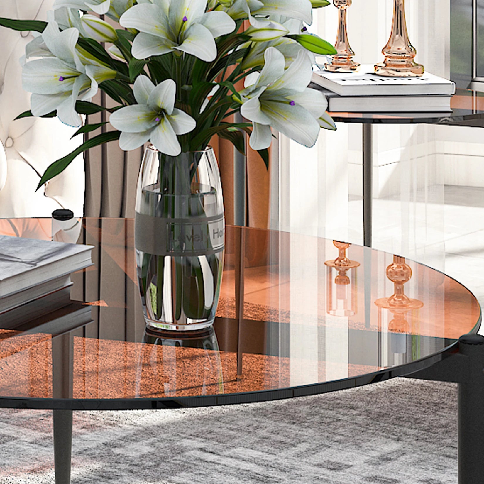 Round Glass Coffee Table