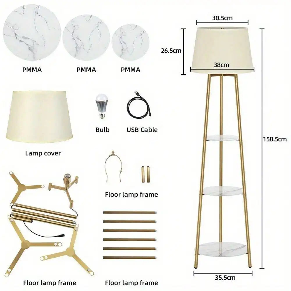 Modern Tripod Floor Lamp