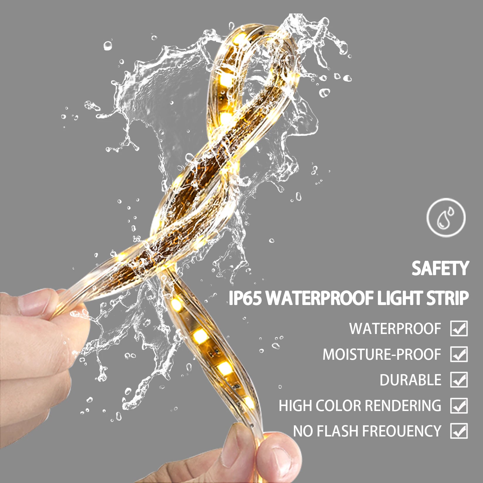 Smart Dimmable LED Bathroom Mirror Touch-Control Brightness with Anti-Fog and Energy-Efficient Lighting