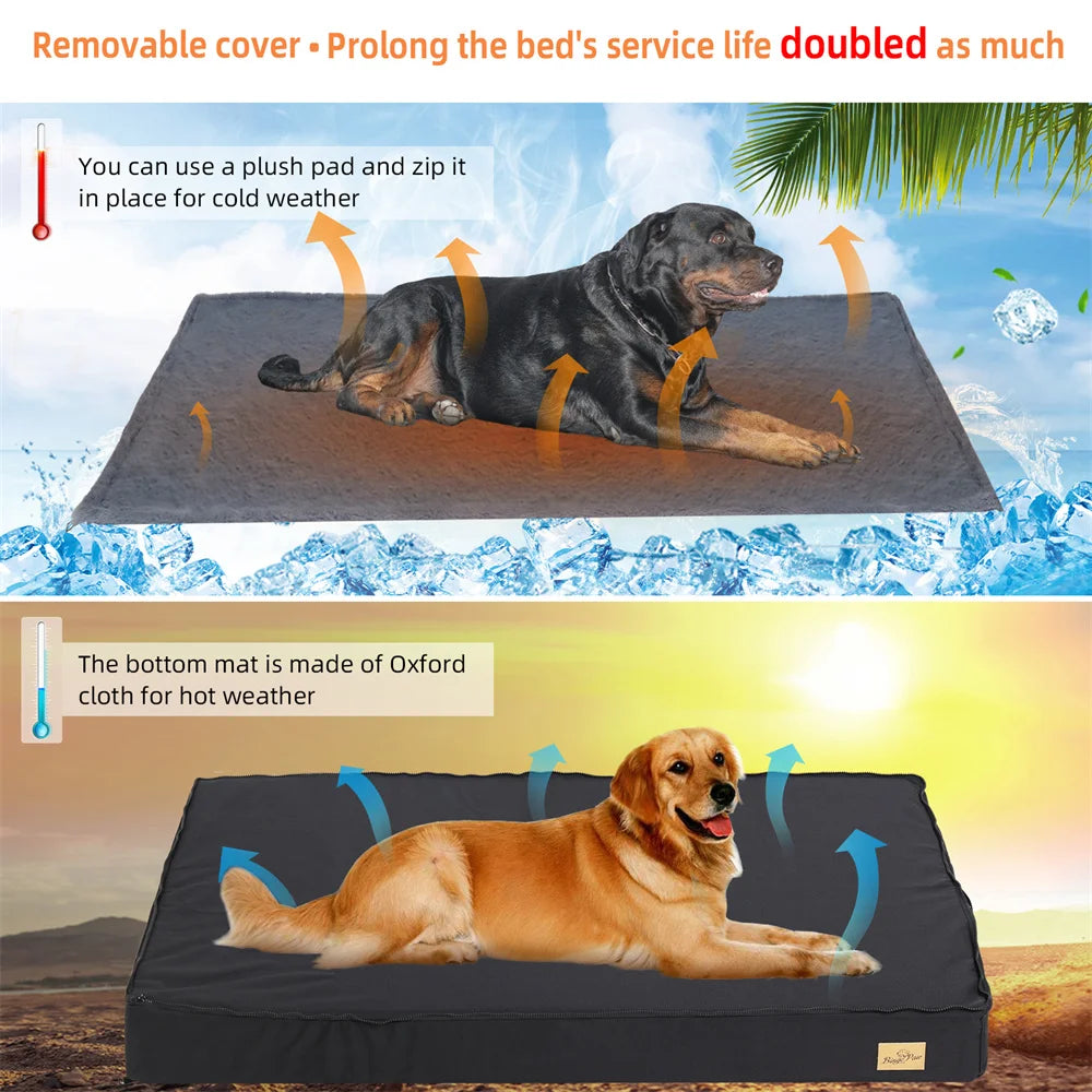 Dog Bed Mattress Supportive Comfortable Sleeping Pad for Dogs of All Sizes