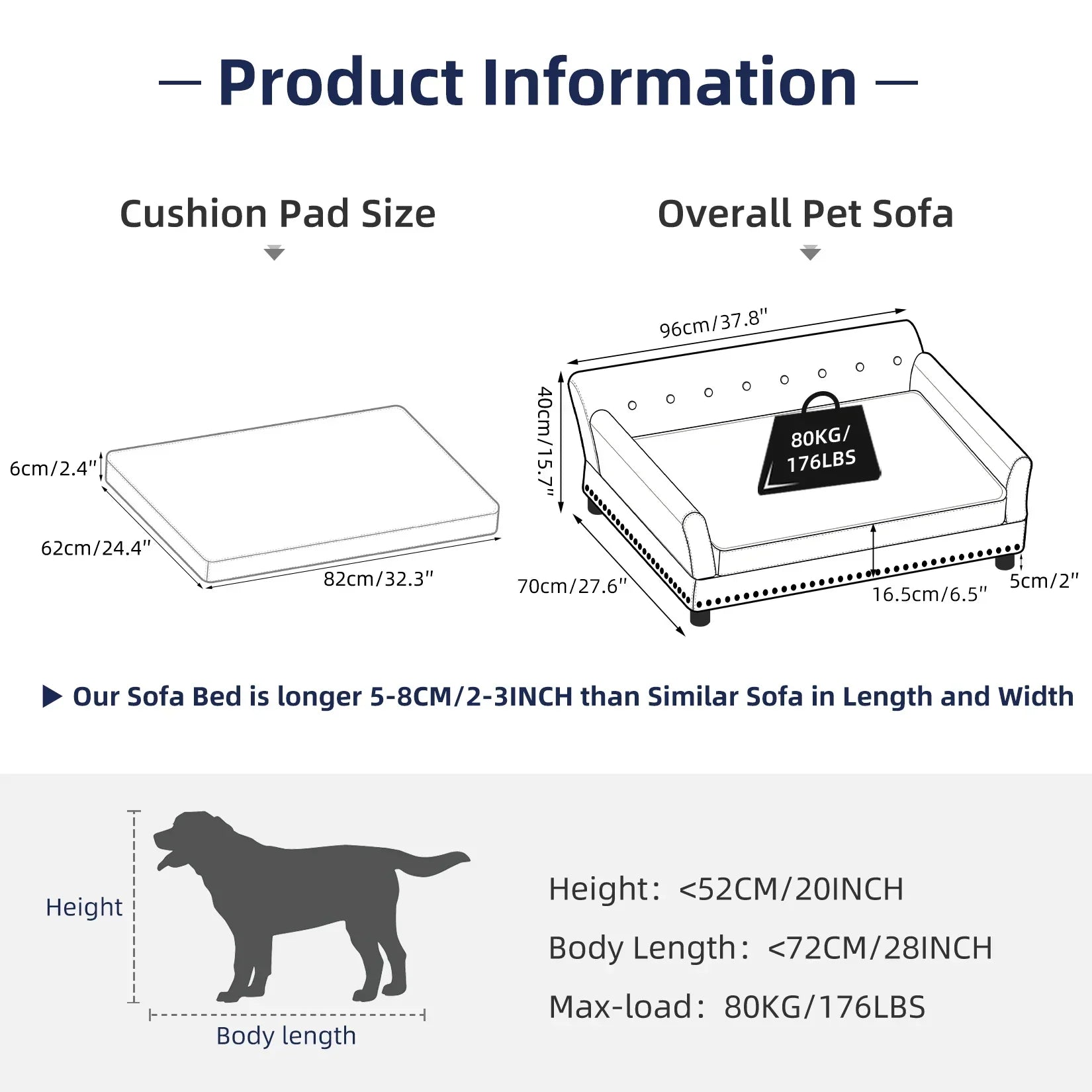 Luxe Pet Lounge Bed Ultra Plush Comfort with Supportive Design for Cats and Dogs
