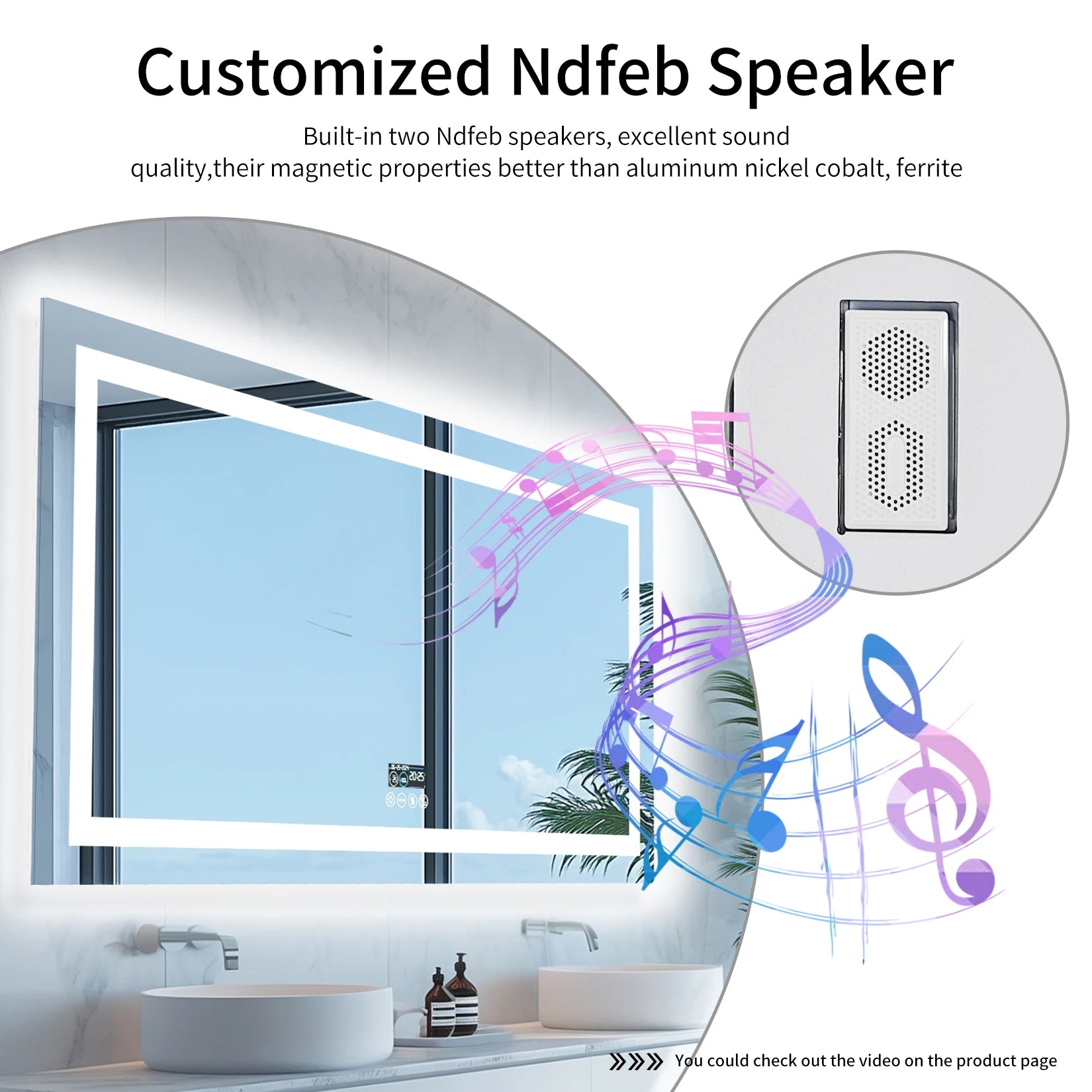 XM183 - LED Bathroom Mirror