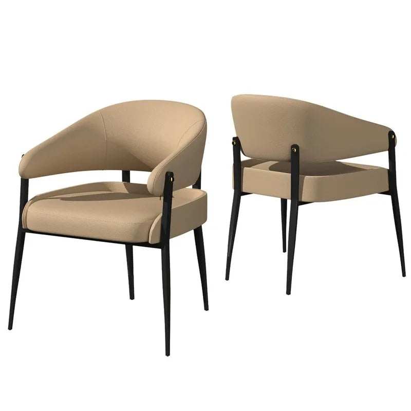 Upholstered Dining Chairs Comfortable Padded Seating with Stylish Design for Modern Dining Rooms