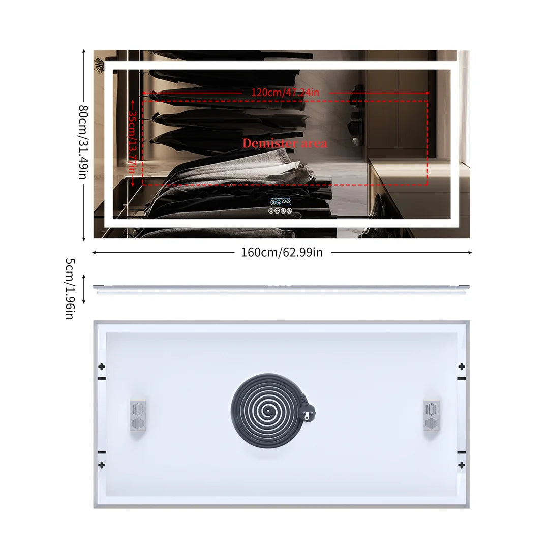 RGB Bathroom Mirror