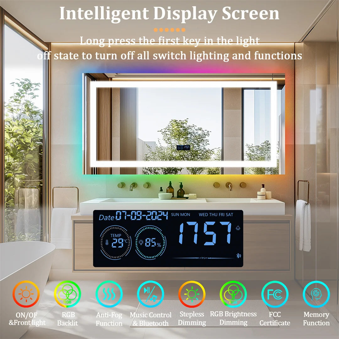 RGB Bathroom Mirror
